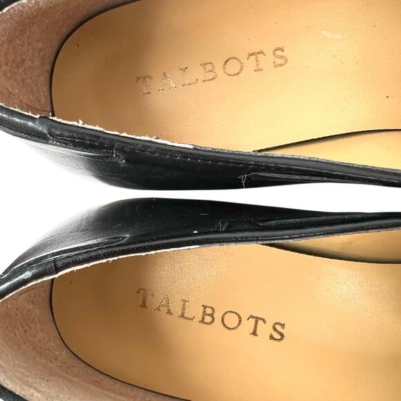TALBOTS Leighton Tassel Loafers in Black Women's Size 9 Medium - Picture 14 of 15